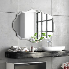 Frameless Beveled Mirror