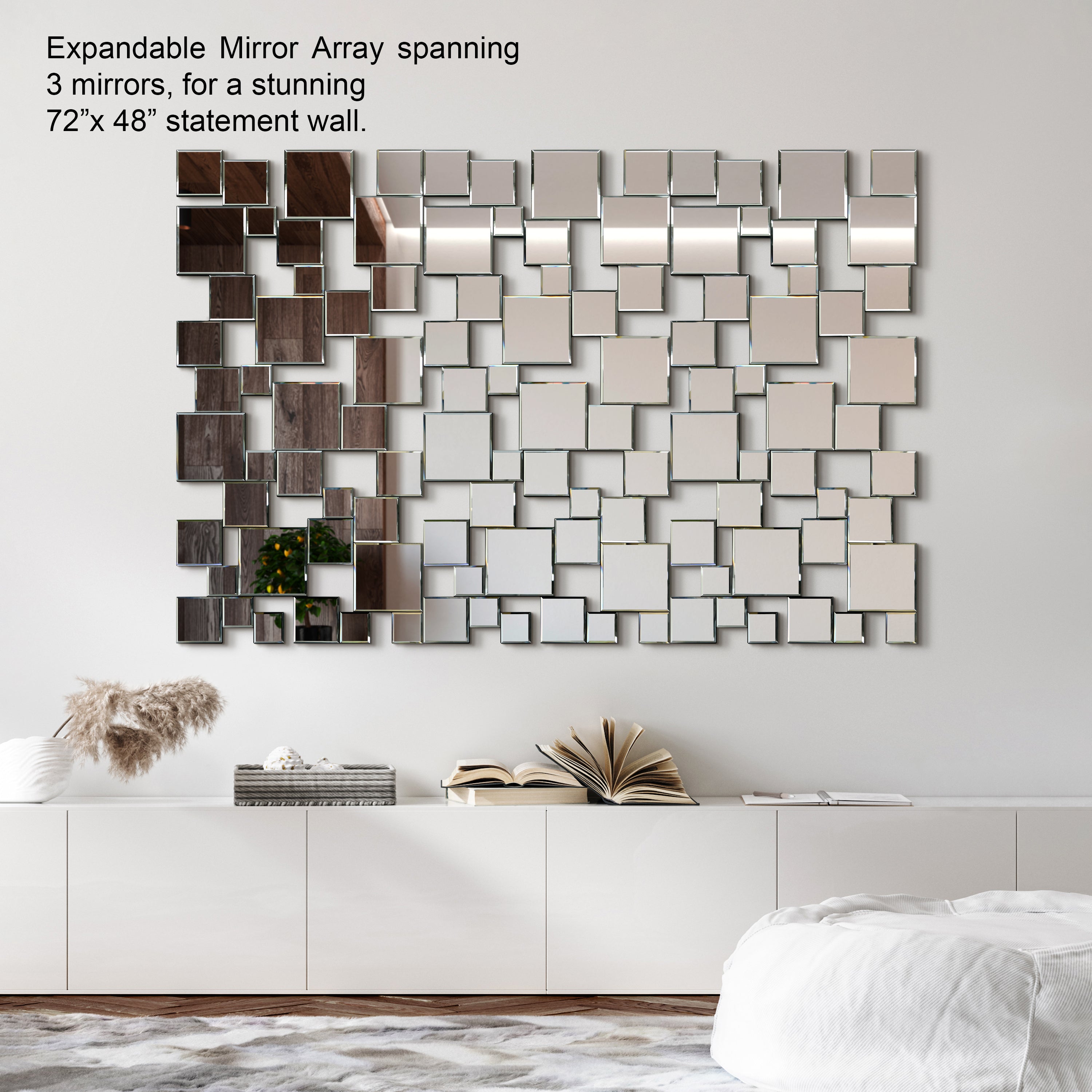 Elegant Mirror Cluster Wall Mirror