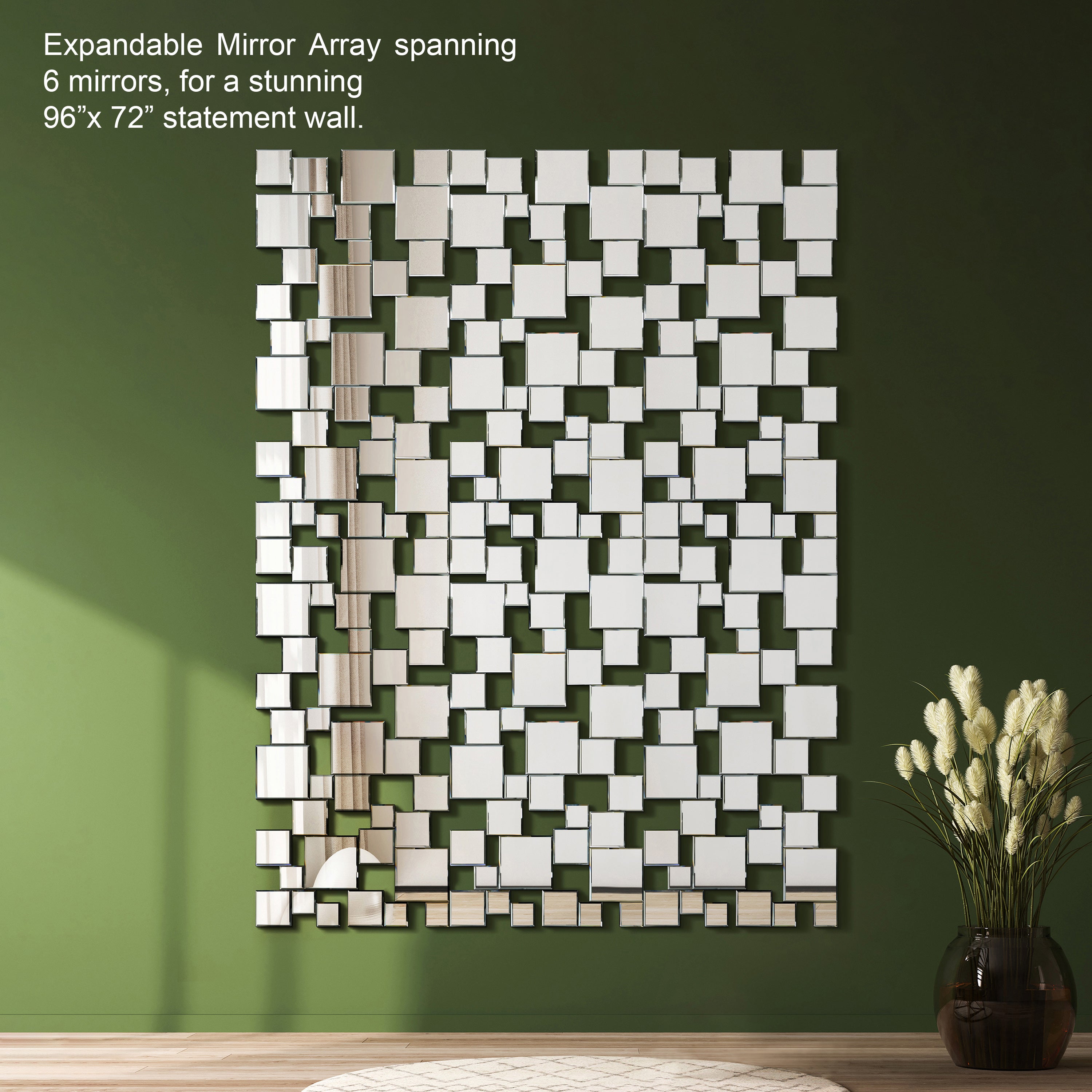 Elegant Mirror Cluster Wall Mirror