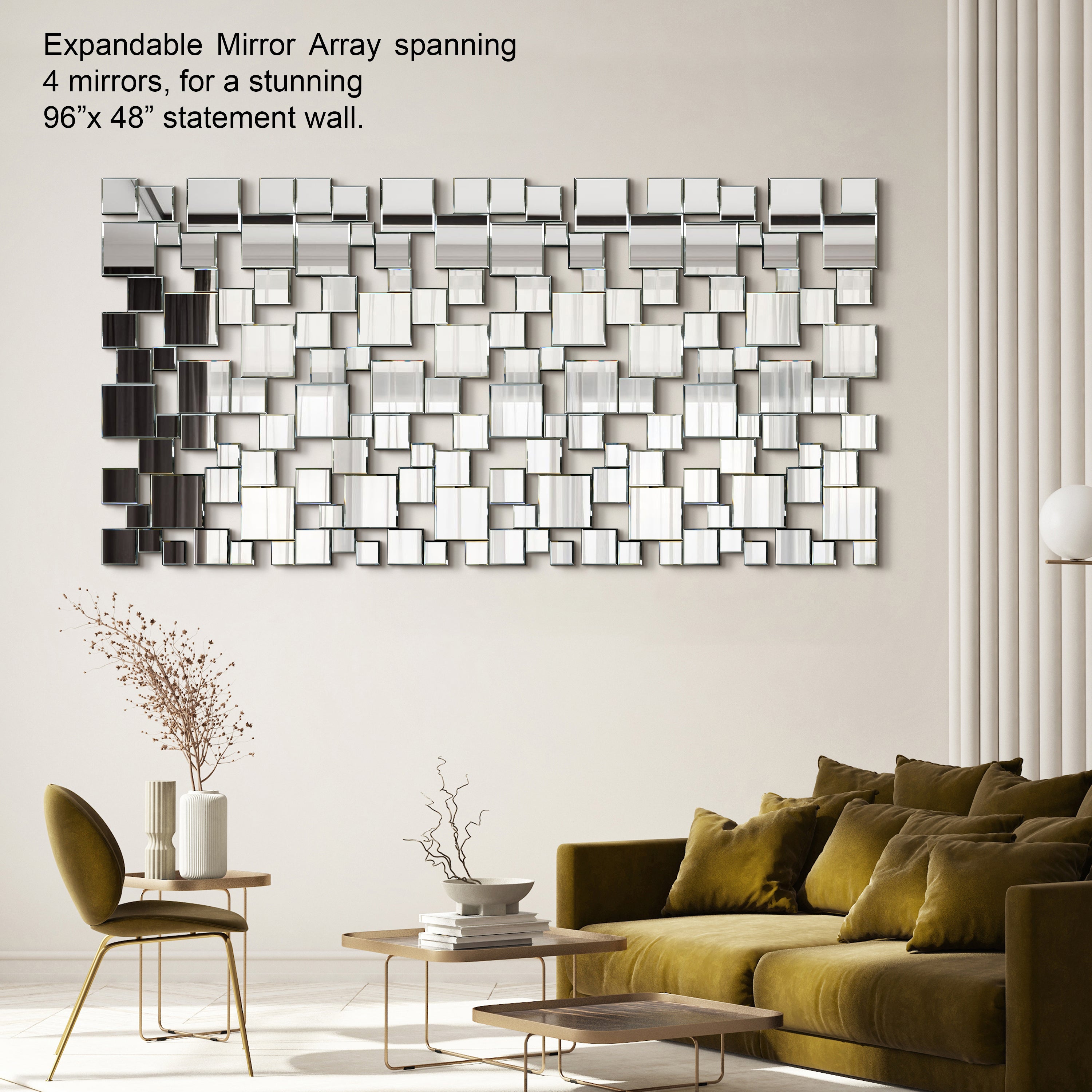 Elegant Mirror Cluster Wall Mirror