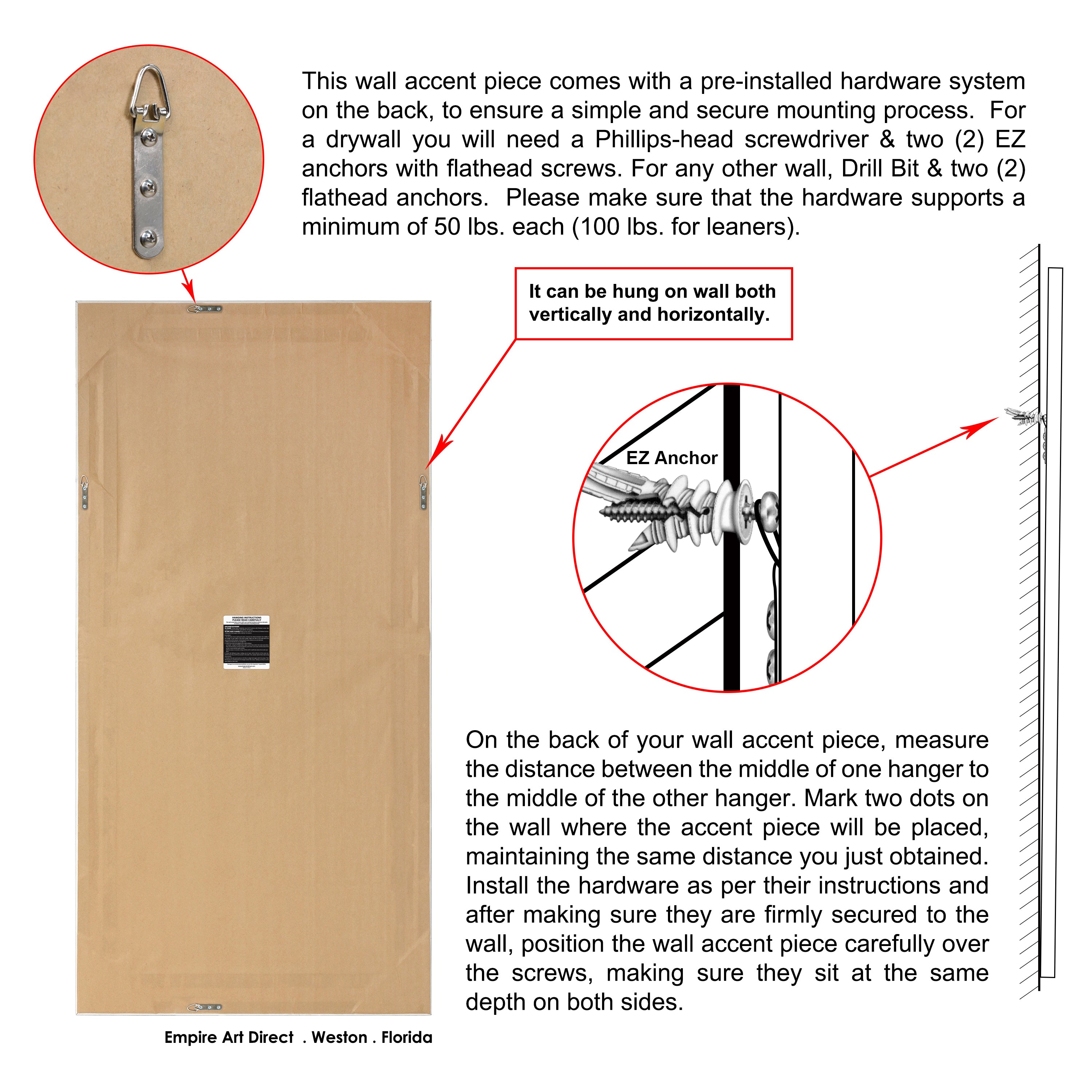 Moderno Beveled Leaner - ETA11/30/2023