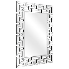 Elegant Beveled Geometry Decorative Wall Mirror