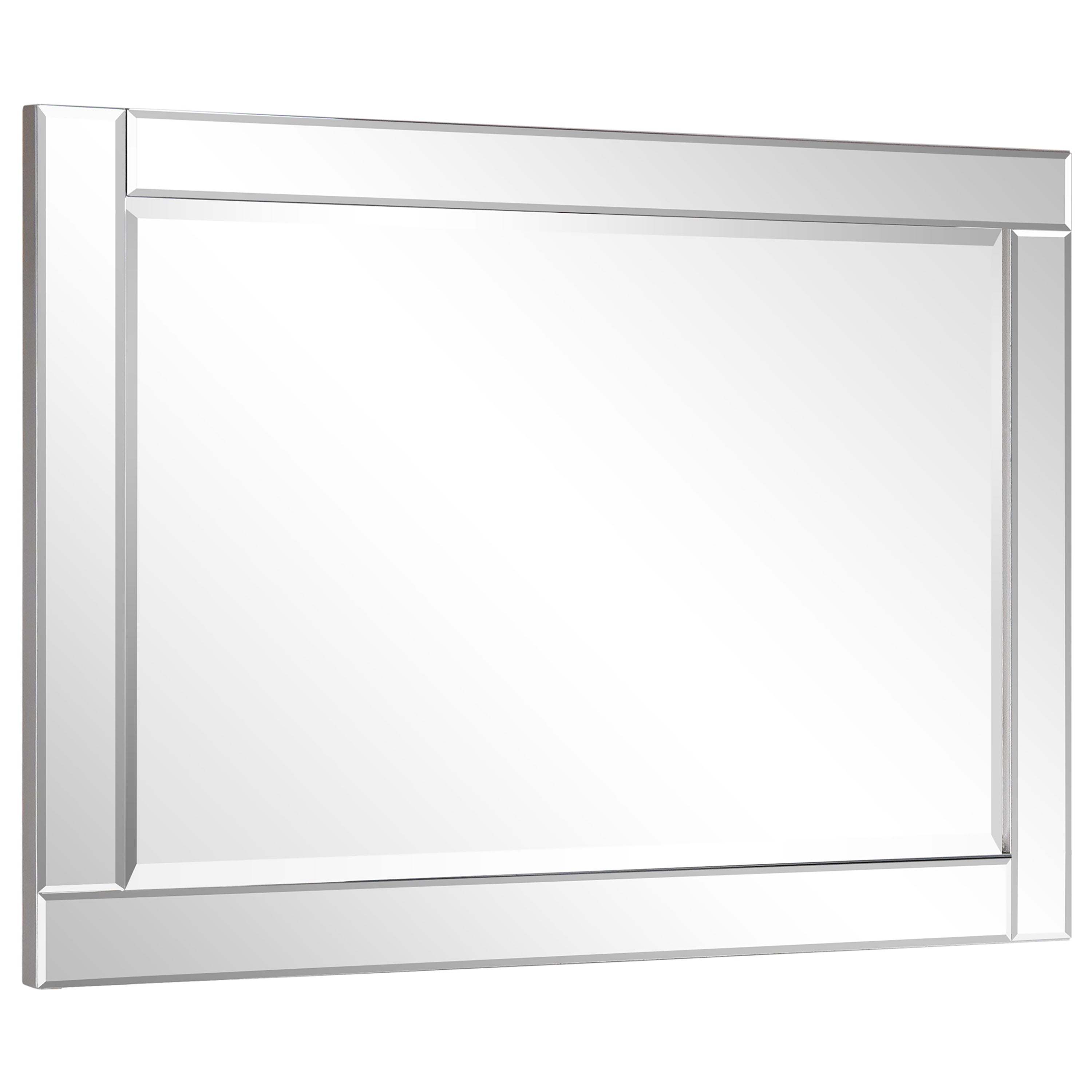 Modern Beveled Wall Mirror