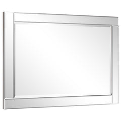 Modern Beveled Wall Mirror