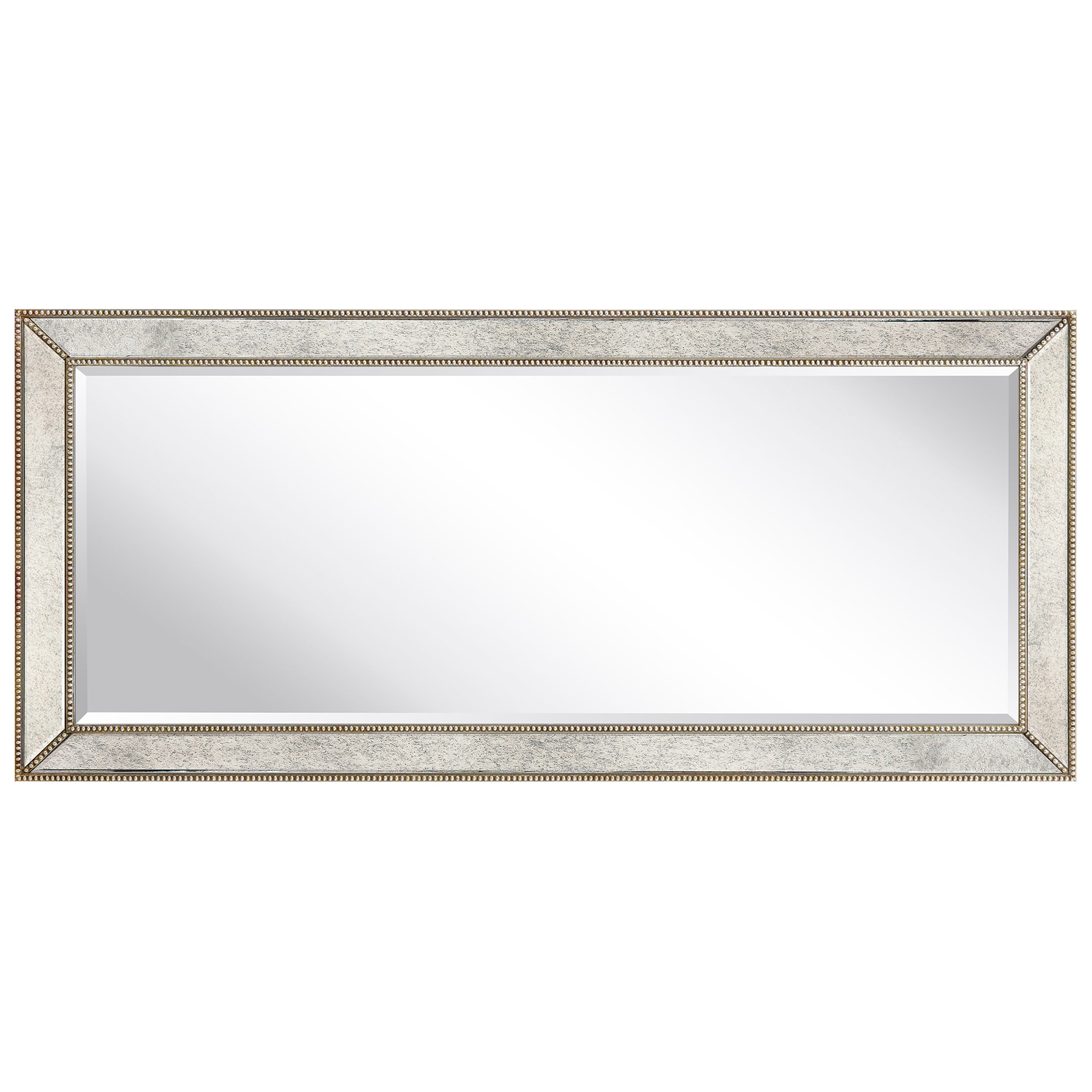 Champagne Bead Beveled Mirror