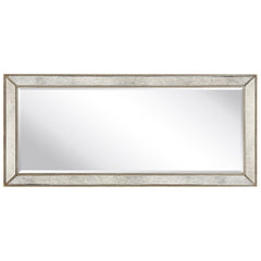 Champagne Bead Beveled Mirror