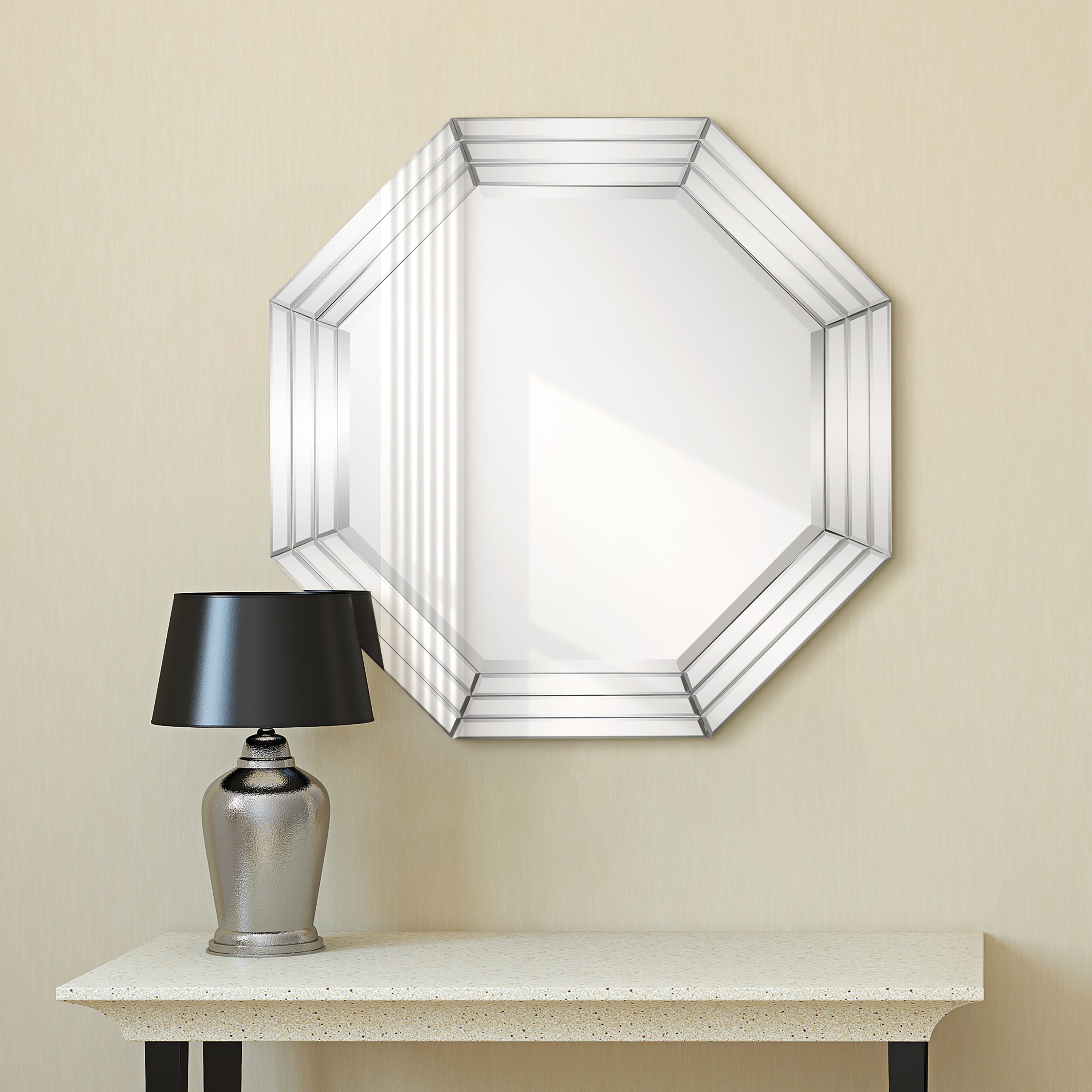 Multi faceted octagons mirror