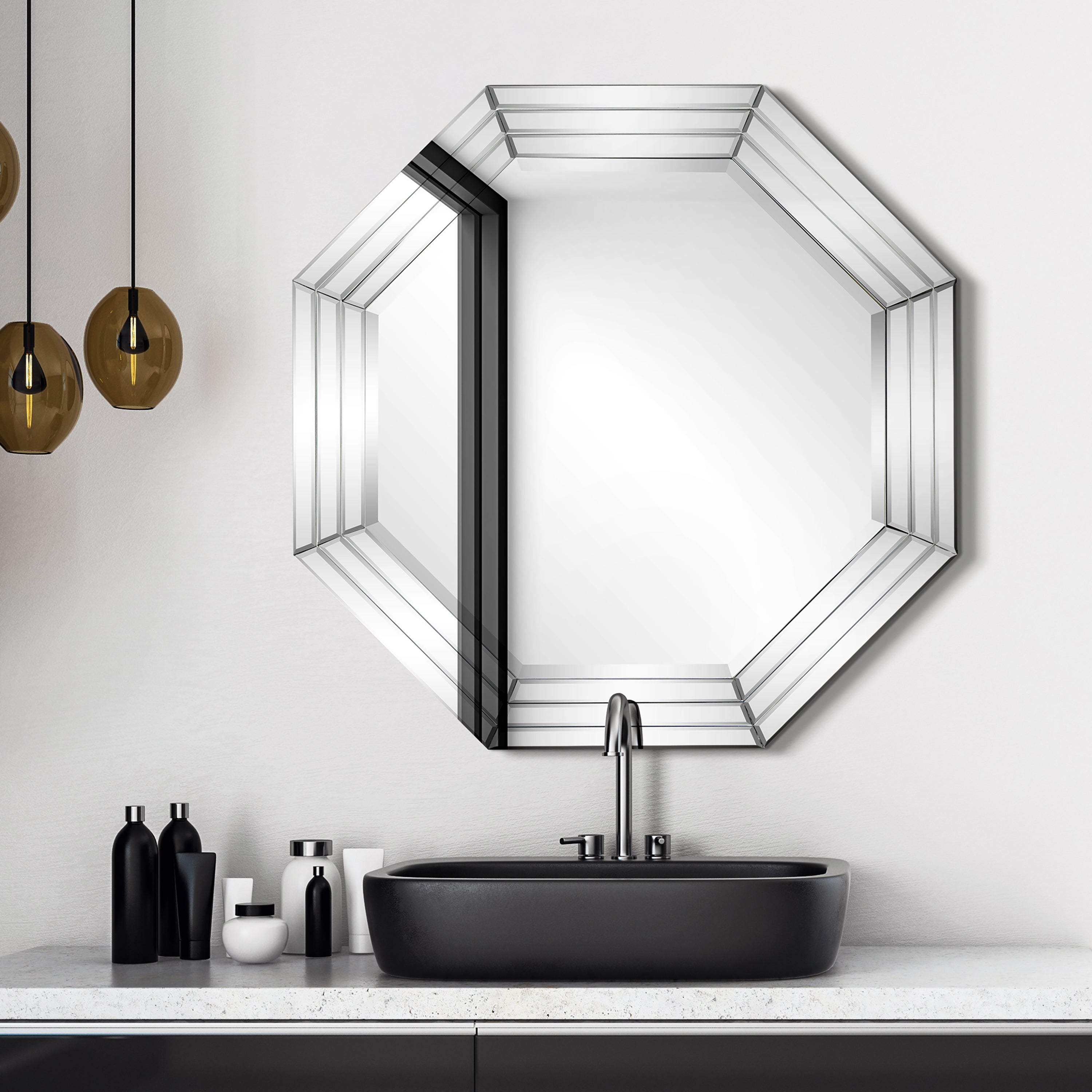 Multi faceted octagons mirror