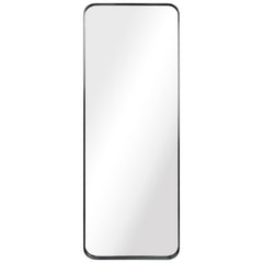 Ultra Brushed Black Stainless Steel Rectangular Wall Mirror