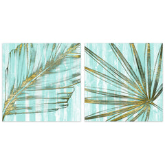 Beach Frond in Gold I & II - Discontinued, while supplies last