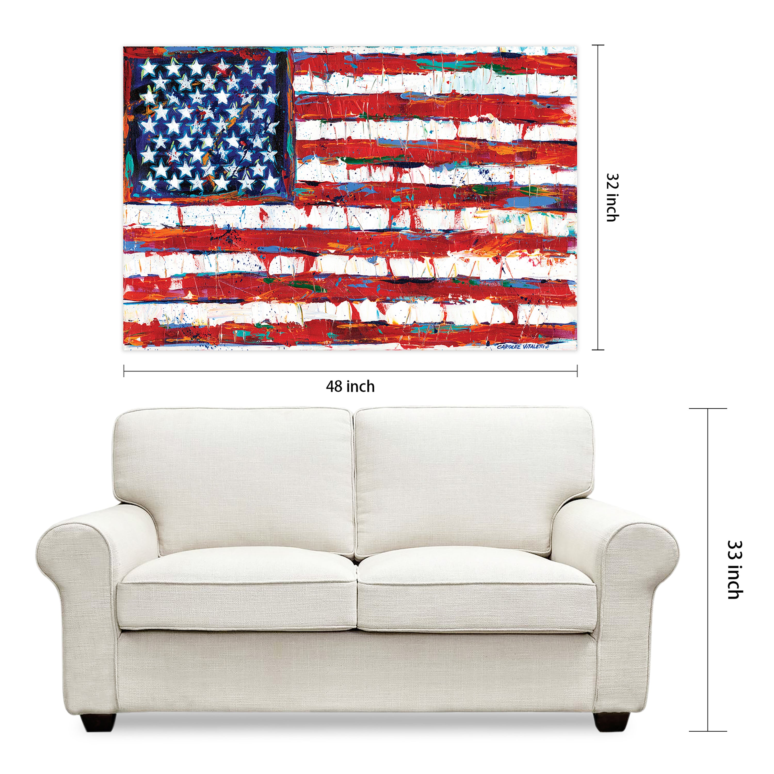 Dramatic Stars & Stripes