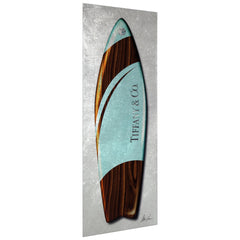 Blue Designer Surfboard