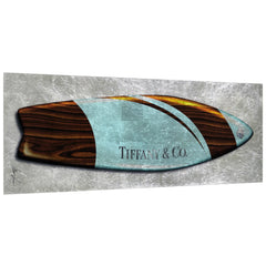 Blue Designer Surfboard