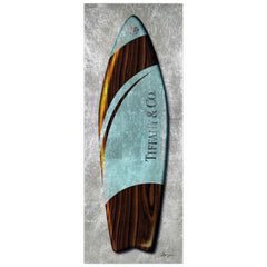 Blue Designer Surfboard