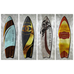 Blue, Black, Burgundy, Golden Designer Surfboard