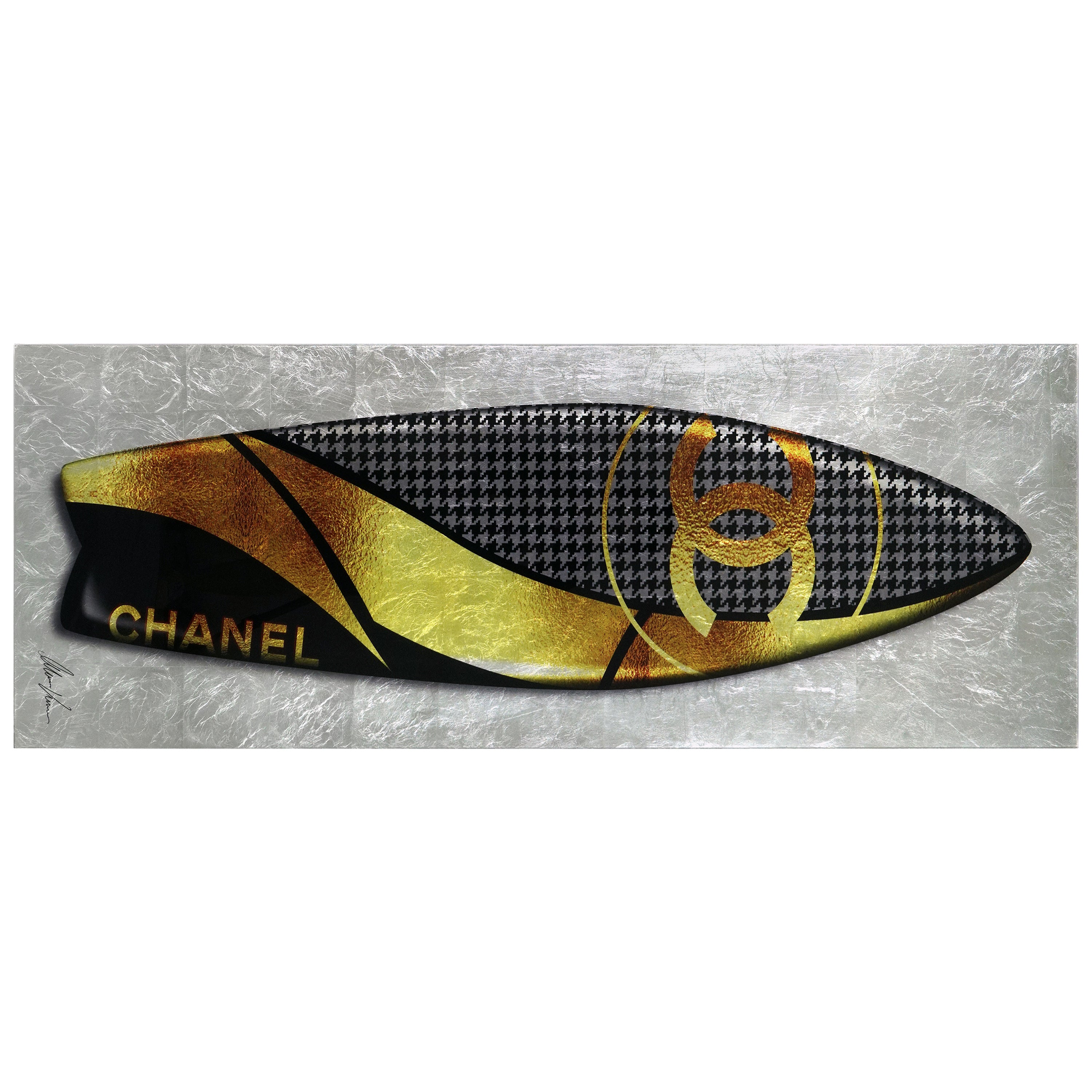 Black Designer Surfboard