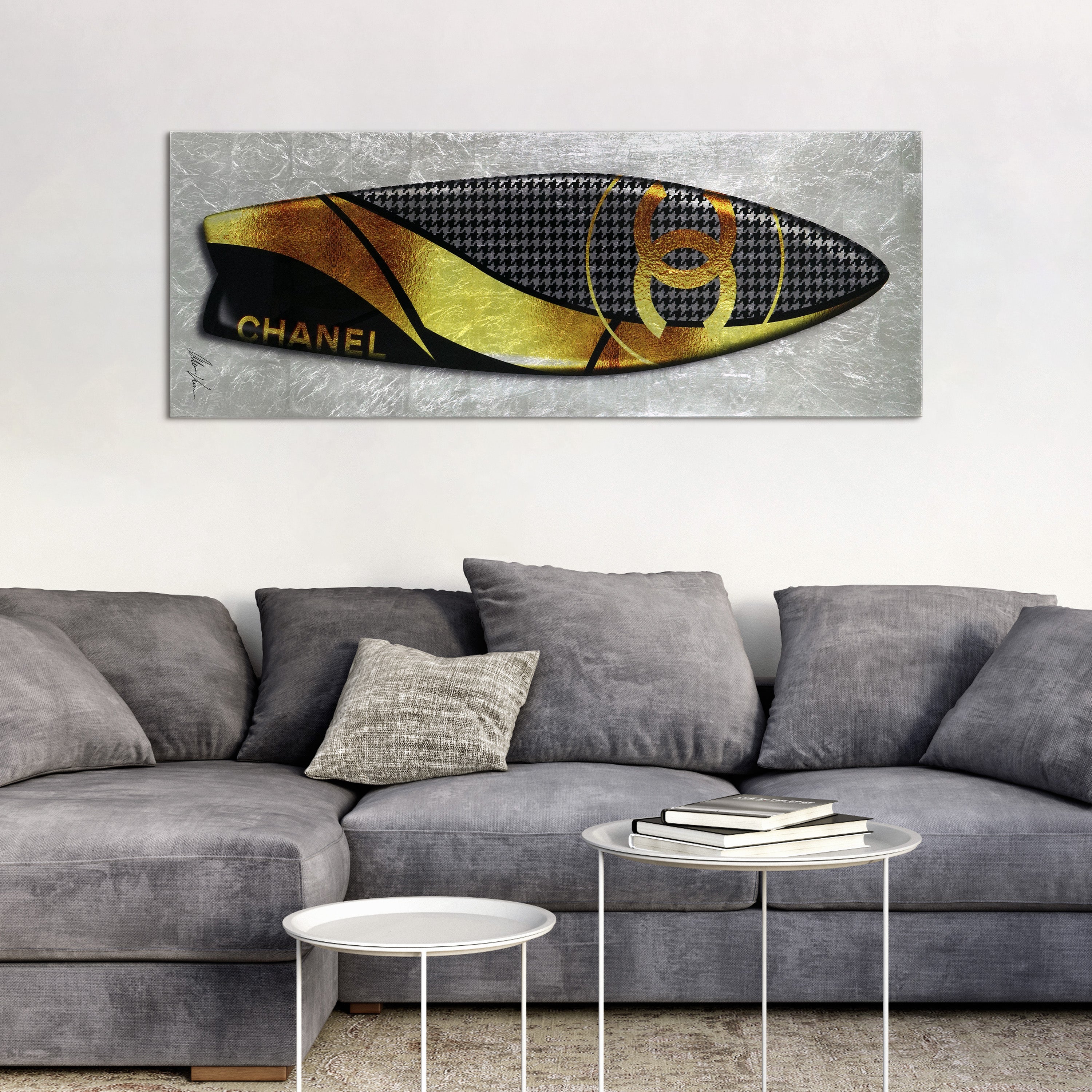 Black Designer Surfboard