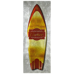 Golden Designer Surfboard